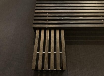 Dito Bett Nachttisch Fichte Schwarz Geölt Teil