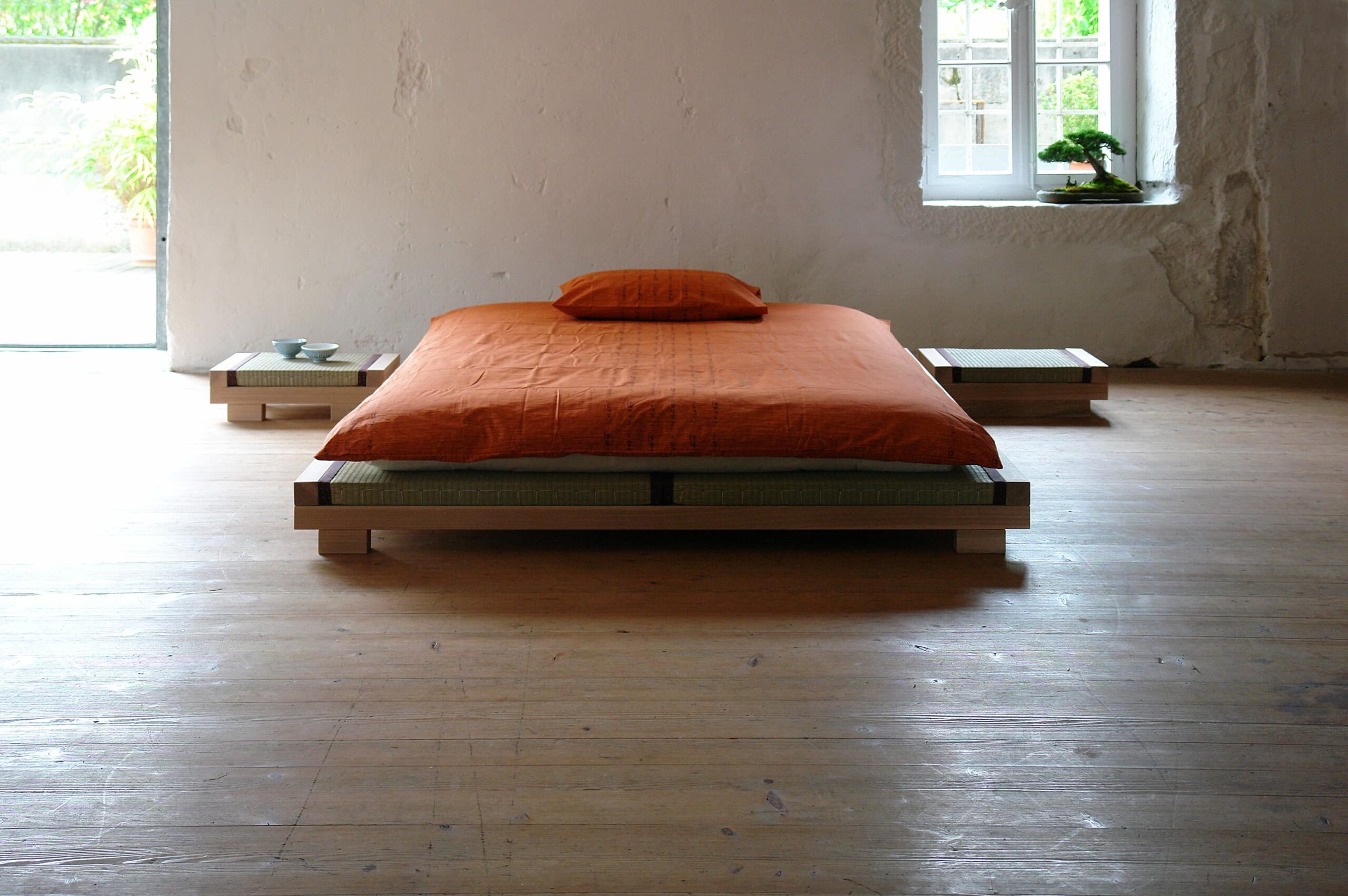 Haïku Esche Braunkern Ganz Fuss B Duvet Kissen Ganz Orange
