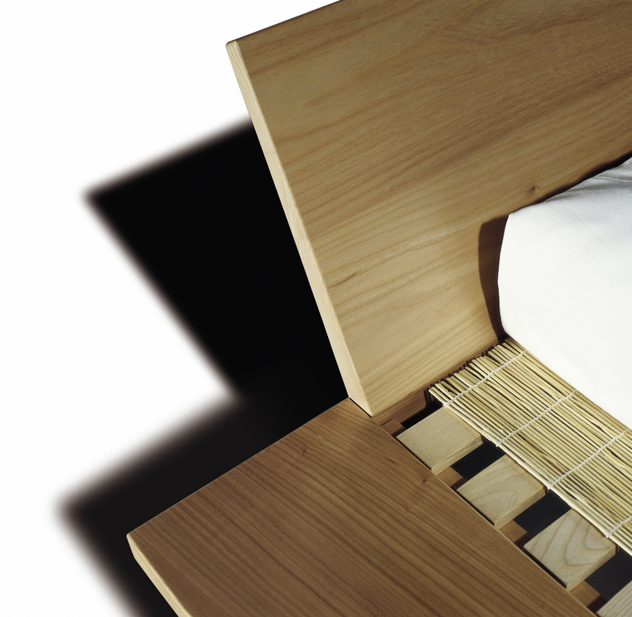 satori bett rückenlehne seitenteil detail