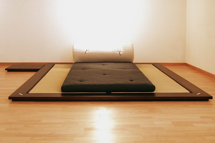 tatami bettrahmen esche drotbraun vorn ganz