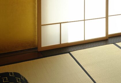 Tatami Shoji Ausschnitt Roe